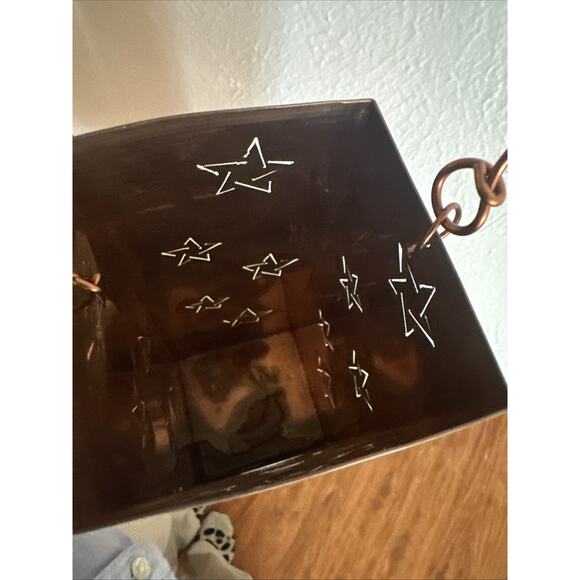 Vintage Southern Living Lantern Angel Copper Candle Christmas Decor Luminaries - Picture 7 of 8